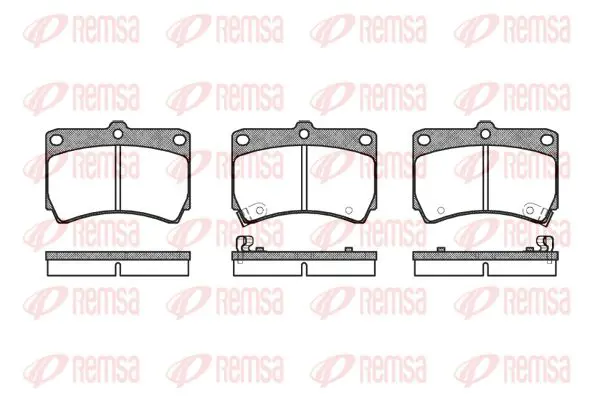 Handler.Part Brake pad set, disc brake KAWE 021212 1