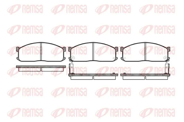 Handler.Part Brake pad set, disc brake KAWE 024402 1