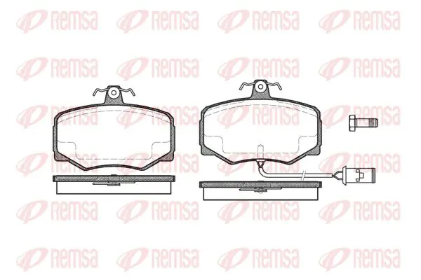 Handler.Part Brake pad set, disc brake KAWE 024602 1