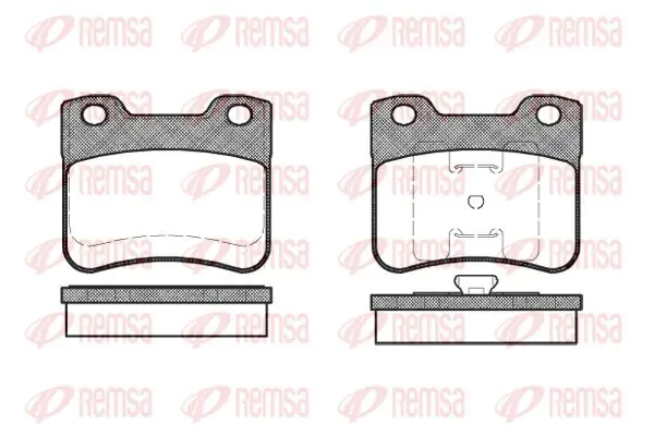 Handler.Part Brake pad set, disc brake KAWE 024710 1