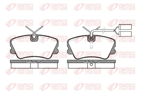 Handler.Part Brake pad set, disc brake KAWE 025902 1