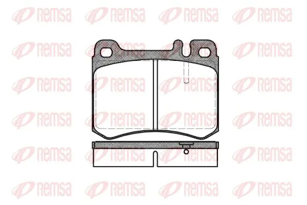 Handler.Part Brake pad set, disc brake KAWE 026000 1