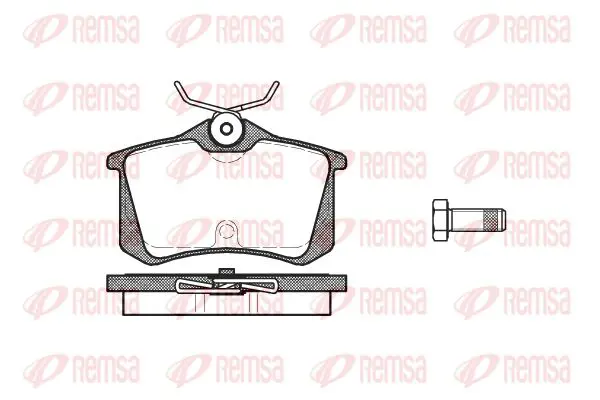 Handler.Part Brake pad set, disc brake KAWE 026320 1