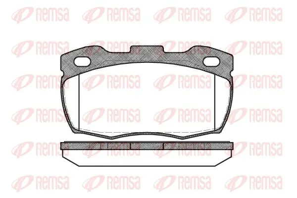 Handler.Part Brake pad set, disc brake KAWE 026610 1