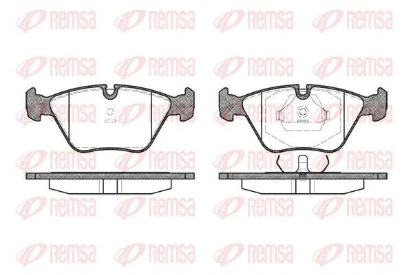 Handler.Part Brake pad set, disc brake KAWE 027000 1