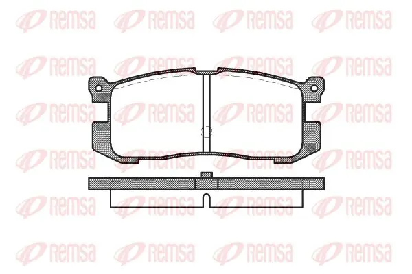 Handler.Part Brake pad set, disc brake KAWE 027200 1