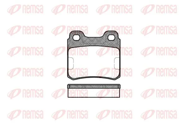 Handler.Part Brake pad set, disc brake KAWE 028200 1