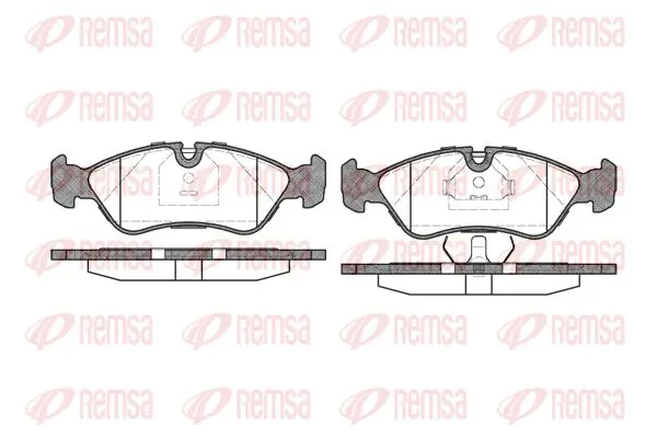 Handler.Part Brake pad set, disc brake KAWE 028630 1