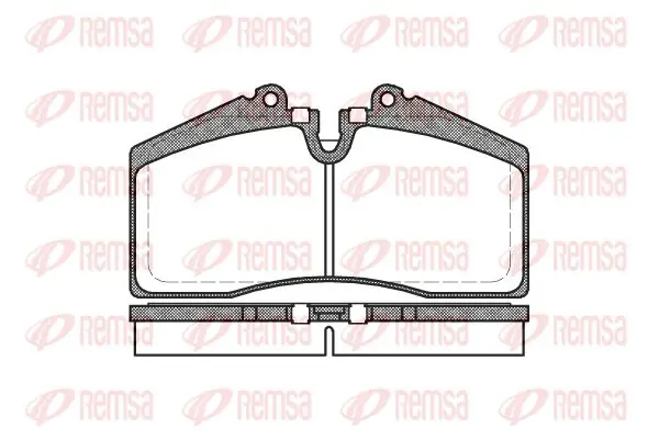 Handler.Part Brake pad set, disc brake KAWE 028800 1