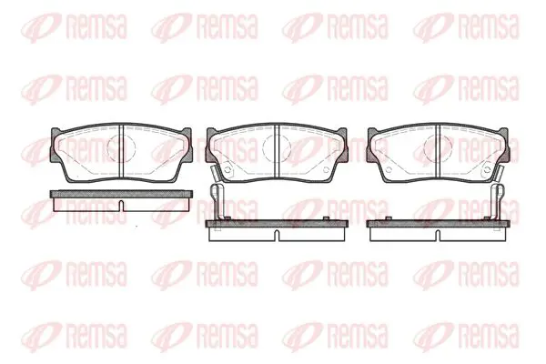 Handler.Part Brake pad set, disc brake KAWE 028902 1