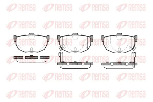 Handler.Part Brake pad set, disc brake KAWE 029422 1