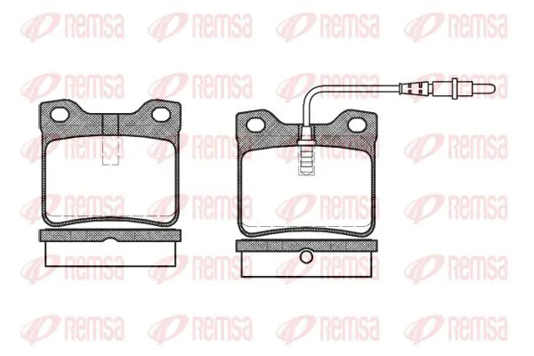 Handler.Part Brake pad set, disc brake KAWE 032102 1