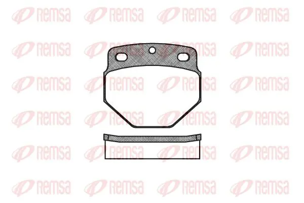 Handler.Part Brake pad set, disc brake KAWE 032700 1