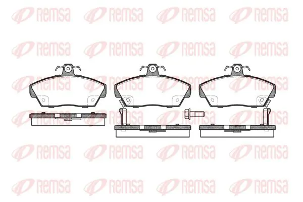 Handler.Part Brake pad set, disc brake KAWE 033002 1