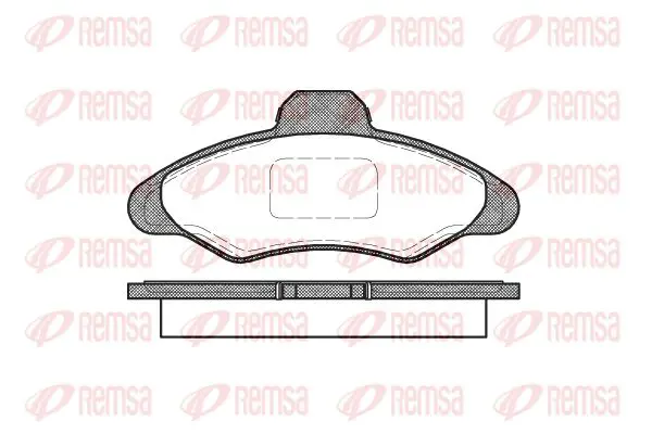 Handler.Part Brake pad set, disc brake KAWE 033100 1