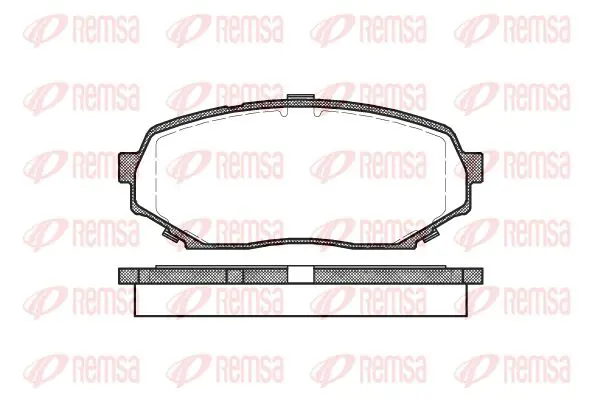 Handler.Part Brake pad set, disc brake KAWE 033900 1