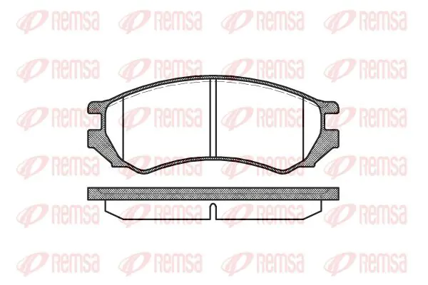 Handler.Part Brake pad set, disc brake KAWE 034400 1