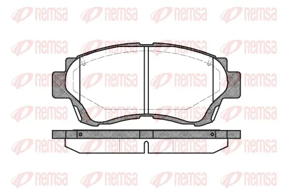 Handler.Part Brake pad set, disc brake KAWE 037000 1