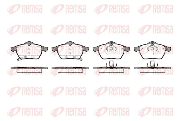 Handler.Part Brake pad set, disc brake KAWE 039032 1