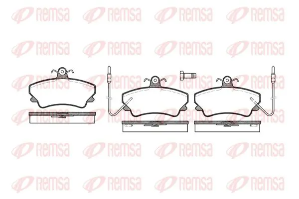 Handler.Part Brake pad set, disc brake KAWE 040902 1