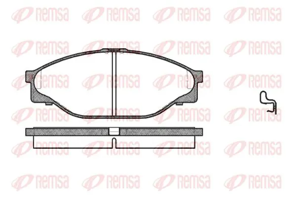 Handler.Part Brake pad set, disc brake KAWE 041220 1