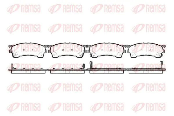 Handler.Part Brake pad set, disc brake KAWE 041504 1