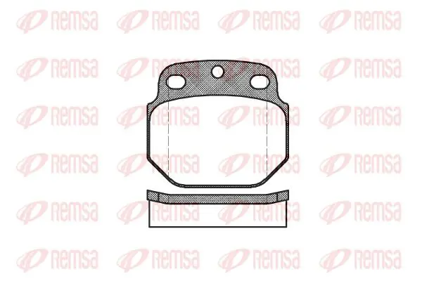 Handler.Part Brake pad set, disc brake KAWE 042200 1