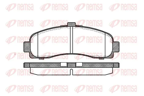 Handler.Part Brake pad set, disc brake KAWE 043110 1