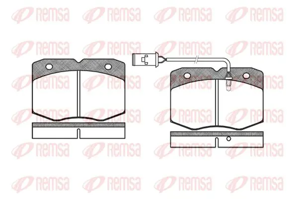 Handler.Part Brake pad set, disc brake KAWE 043502 1