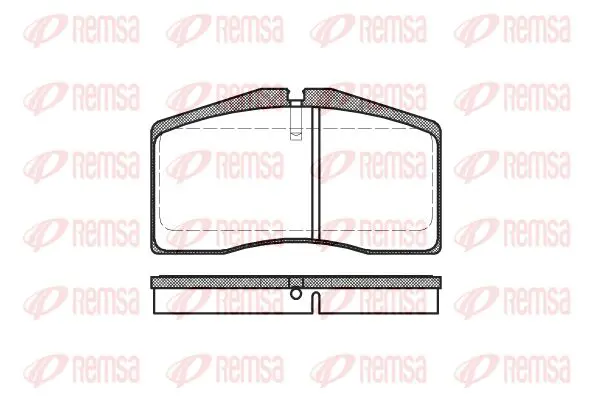 Handler.Part Brake pad set, disc brake KAWE 044800 1