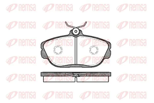 Handler.Part Brake pad set, disc brake KAWE 045300 1