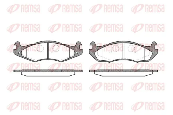 Handler.Part Brake pad set, disc brake KAWE 046300 1