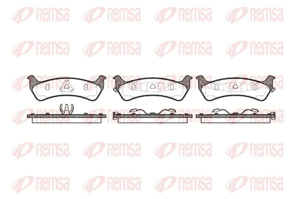 Handler.Part Brake pad set, disc brake KAWE 047002 1