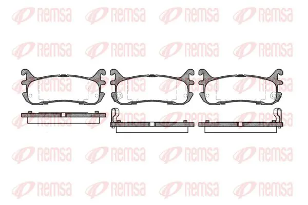 Handler.Part Brake pad set, disc brake KAWE 047902 1