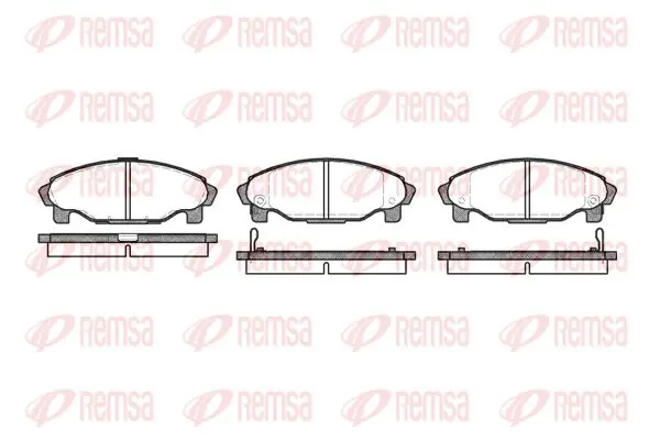 Handler.Part Brake pad set, disc brake KAWE 050102 1