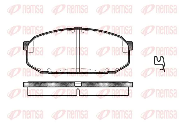 Handler.Part Brake pad set, disc brake KAWE 050402 1