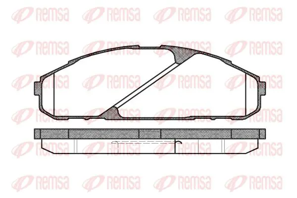 Handler.Part Brake pad set, disc brake KAWE 050700 1