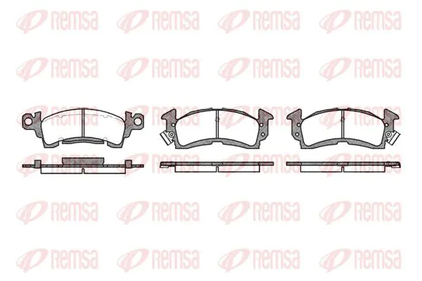 Handler.Part Brake pad set, disc brake KAWE 051000 1