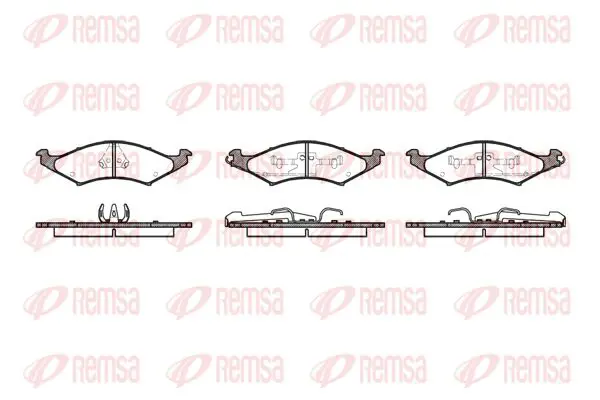 Handler.Part Brake pad set, disc brake KAWE 052700 1