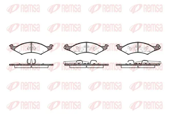 Handler.Part Brake pad set, disc brake KAWE 053500 1