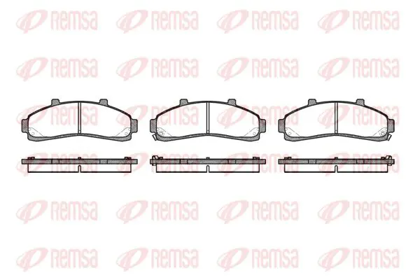 Handler.Part Brake pad set, disc brake KAWE 057102 1