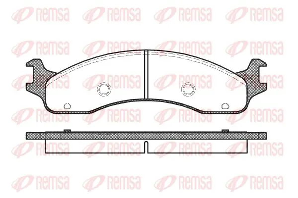 Handler.Part Brake pad set, disc brake KAWE 057300 1