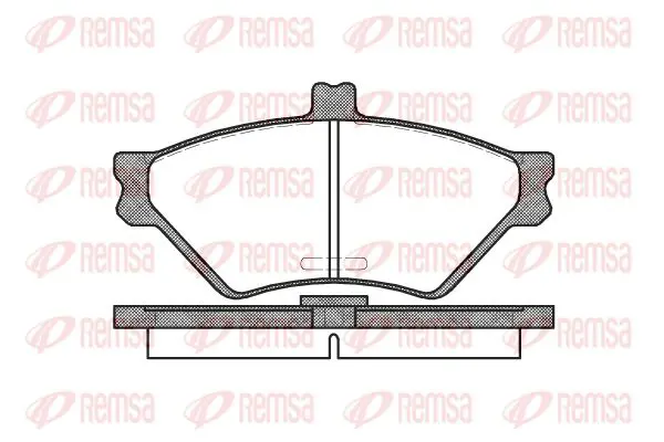 Handler.Part Brake pad set, disc brake KAWE 057400 1