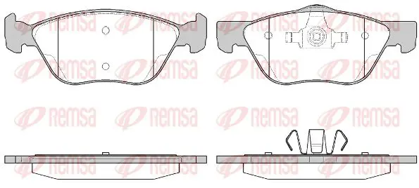 Handler.Part Brake pad set, disc brake KAWE 058920 1