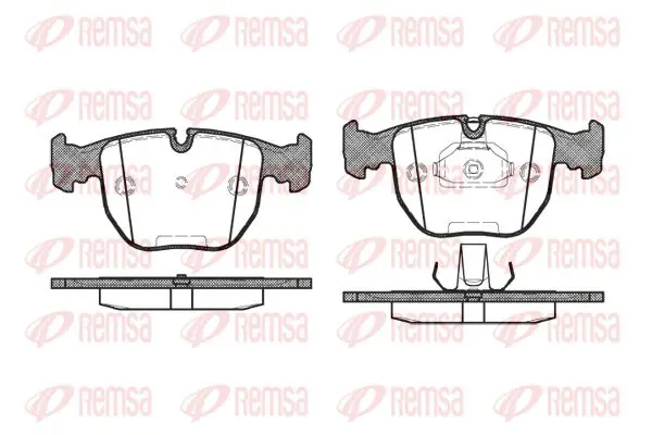 Handler.Part Brake pad set, disc brake KAWE 059610 1