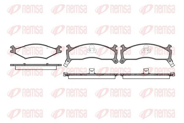 Handler.Part Brake pad set, disc brake KAWE 060002 1