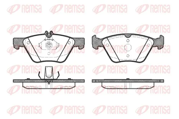 Handler.Part Brake pad set, disc brake KAWE 060120 1