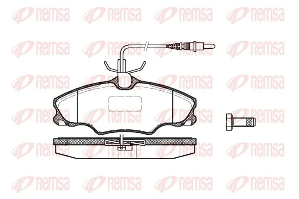 Handler.Part Brake pad set, disc brake KAWE 060304 1