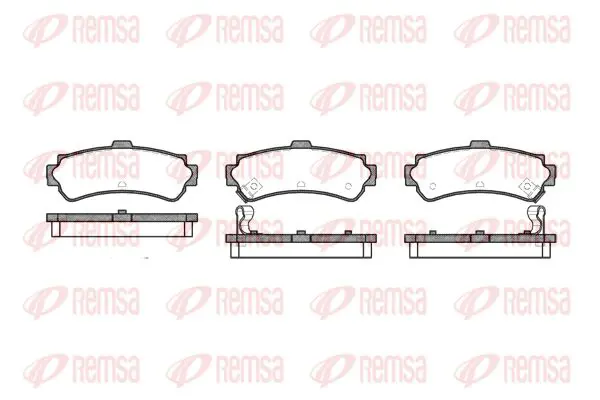 Handler.Part Brake pad set, disc brake KAWE 060702 1