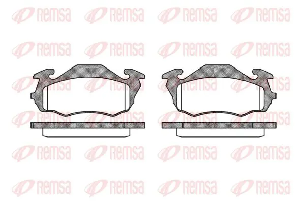 Handler.Part Brake pad set, disc brake KAWE 062300 1